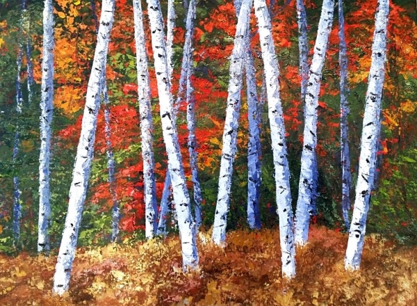 Birches in Autumn