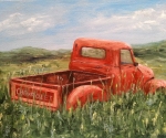 Old Red Truck